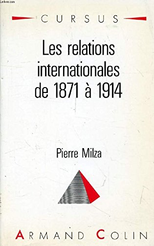 les relations internationales de 1871 à 1914