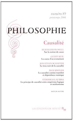 Philosophie, n° 89. Causalité