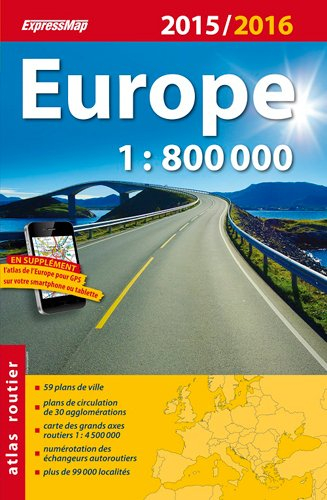 Europe : atlas routier 2015/2016