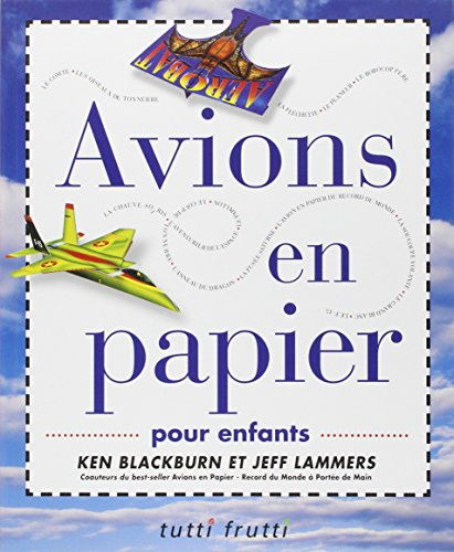 Avions en papier pour enfants