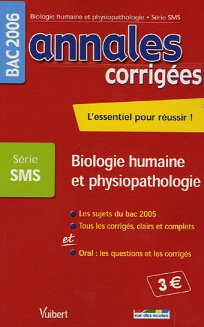 biologie humaine et physiopathologie bac série sms