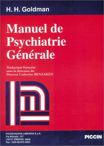 Manuel de psychiatrie générale