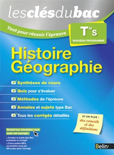Histoire géographie terminale S : nouveau programme
