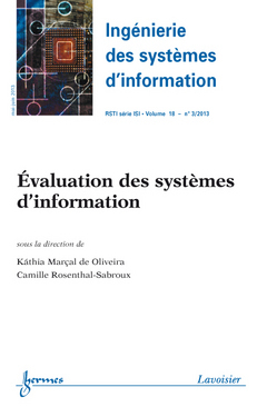 Ingénierie des systèmes d'information, n° 3 (2013). Évaluation des systèmes d'information