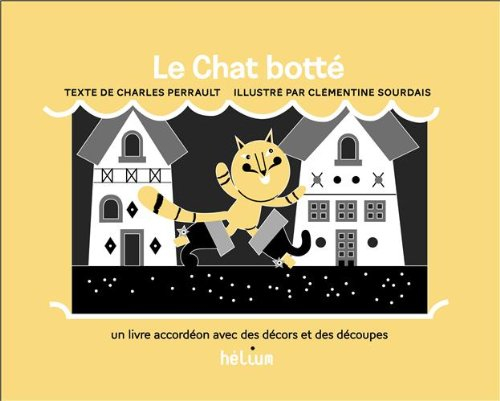 Le chat botté : un livre accordéon avec des décors et des découpes