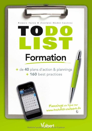 Formation : + de 40 plans d'action & plannings + 160 best practices