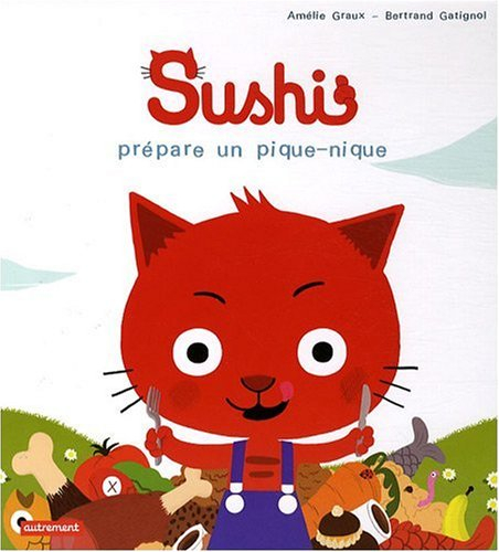 Les aventures du chat Sushi. Sushi prépare un pique-nique