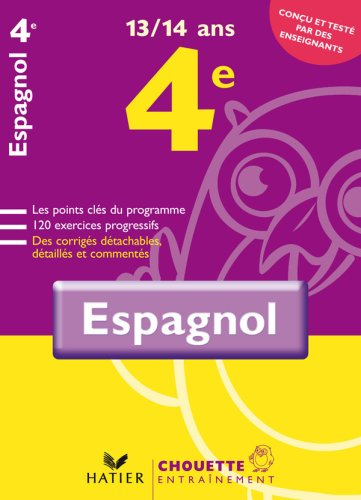 Espagnol 4e, 14-15 ans : niveau A2+B1 du CECR