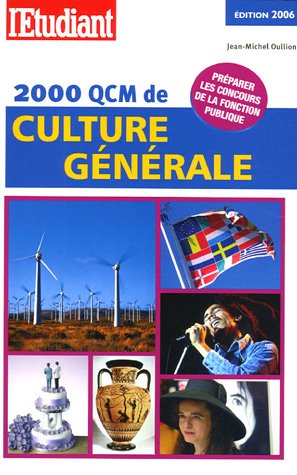 2000 QCM de culture générale : préparer les concours de la fonction publique