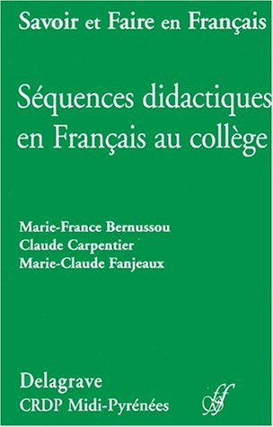 Séquences didactiques en français au collège