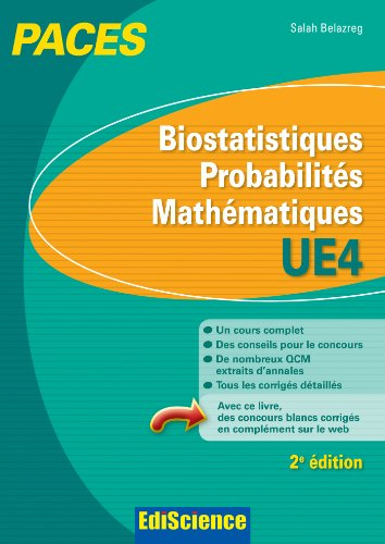 Biostatistiques, probabilités, mathématiques PACES UE4