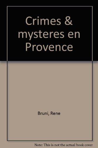 crimes & mysteres en provence