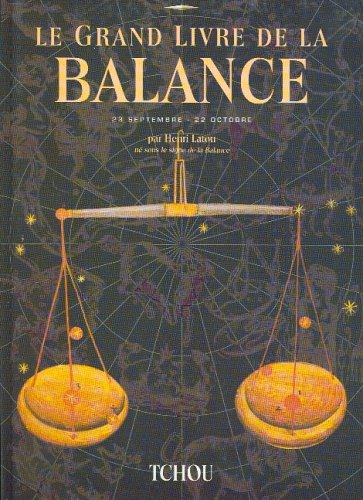 le grand livre de la balance