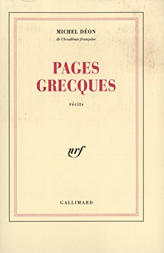 Pages grecques : récits