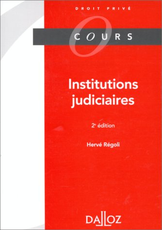 institutions judiciaires. 2ème édition