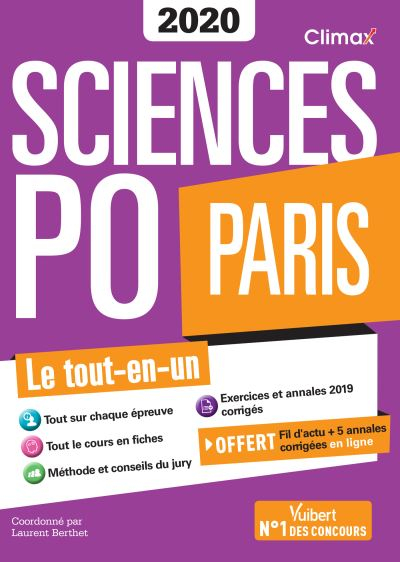 Sciences Po Paris 2020 : le tout-en-un