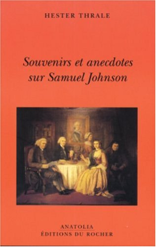 Souvenirs et anecdotes sur Samuel Johnson