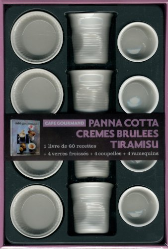 Café gourmand : panna cotta, crèmes brûlées, tiramisu