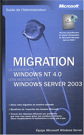 Migration de Windows NT 4.0 vers Windows Server 2003