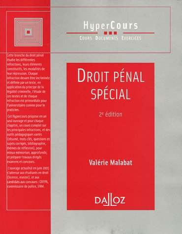 Droit pénal spécial