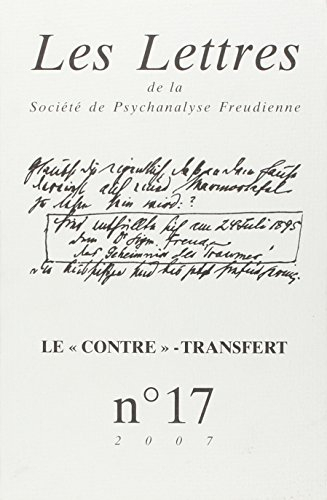 Lettres de la Société de psychanalyse freudienne (Les), n° 17. Le contre-transfert