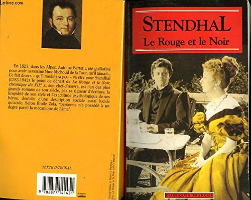 Le rouge et le noir, Stendhal