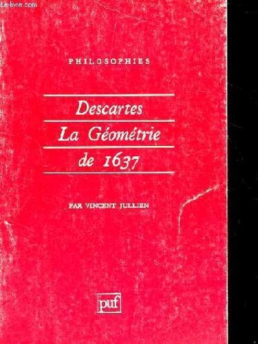 Descartes, la Géométrie de 1637