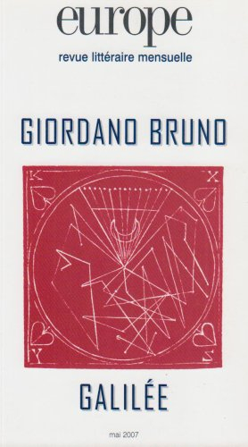Europe, n° 937. Giordano Bruno, Galilée