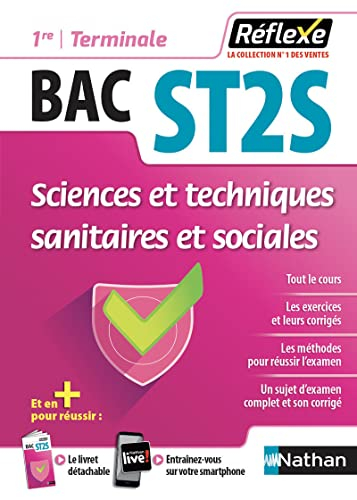 Sciences et techniques sanitaires et sociales, bac ST2S 1re, terminale