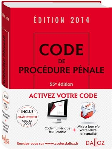 Code de procédure pénale 2014