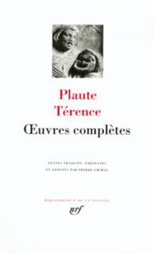 plaute - terence : oeuvres complètes