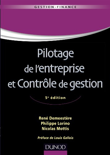 Pilotage de l'entreprise et contrôle de gestion