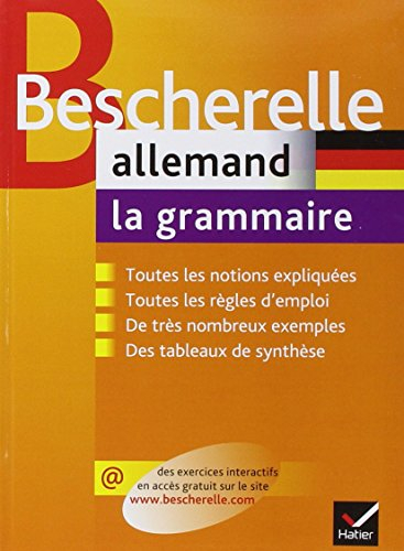 Allemand, la grammaire