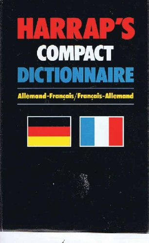 harrap's dictionnaire compact allemand français / français allemand - harrap