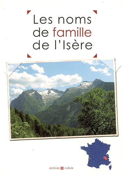 Les noms de famille de l'Isère