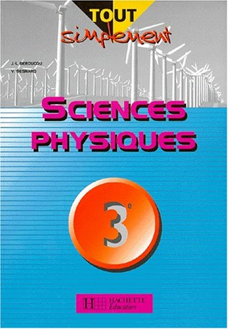 Sciences physiques, 3e