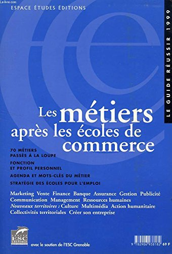 les métiers après les écoles de commerce