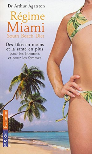 Régime Miami : south beach diet : des kilos en moins et la santé en plus pour les hommes et pour les