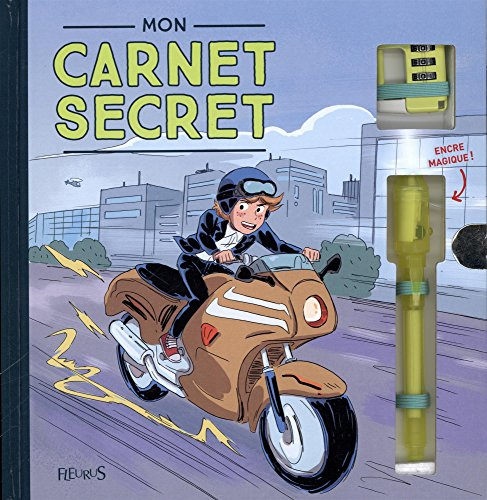 Mon carnet secret : agent secret et moto