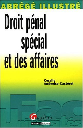 Droit pénal spécial et des affaires