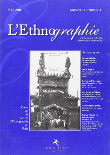 Ethnographie (L'), n° 1 (2001)