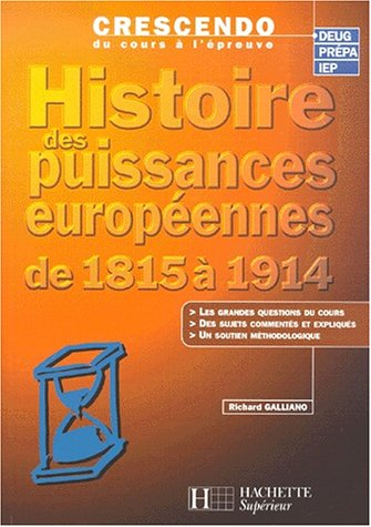 Histoire des puissances européennes de 1815 à 1914