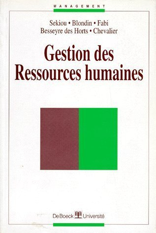 gestion des ressources humaines (édition 1998)