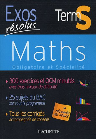 Maths Terminale S : obligatoire et spécialité