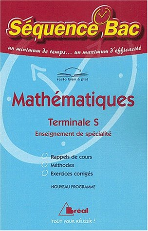 Mathématiques terminale S : enseignement de spécialité