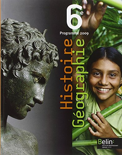 Histoire géographie 6e, programme 2009