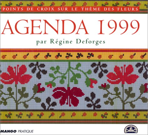 Agenda point de croix 1999 : les fleurs