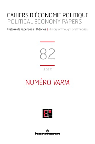 Cahiers d'économie politique, n° 82. Varia