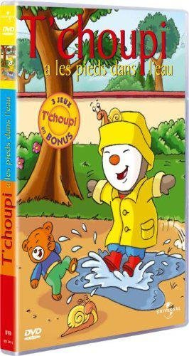 t'choupi : t'choupi a les pieds dans l'eau