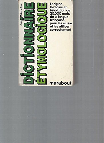 Dictionnaire étymologique Marabout